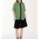 Woven Color Stripe Shirt